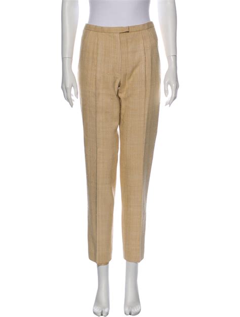 hermes womens pants|hermes silk low rise pants.